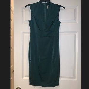 Dark green dress